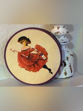 Vintage BIA Cordon Bleu French Wine Porcelain Plates Set of 4 Paris Café Style